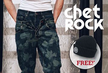 Chet Rock: Exclusive Giveaway / Get a Free Beanie with your order. / Be quick!