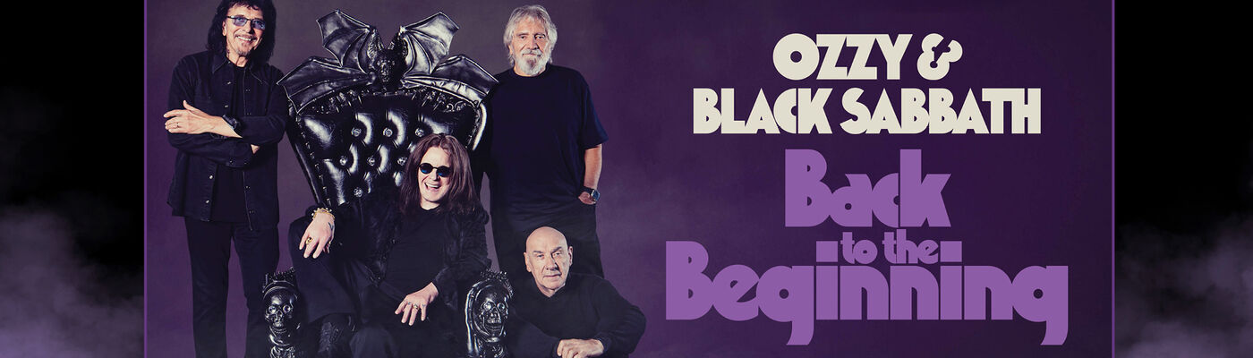 Black Sabbath: Back to the Beginning / Revisit the historic farewell show and Ozzy’s final performance. / Horns up!