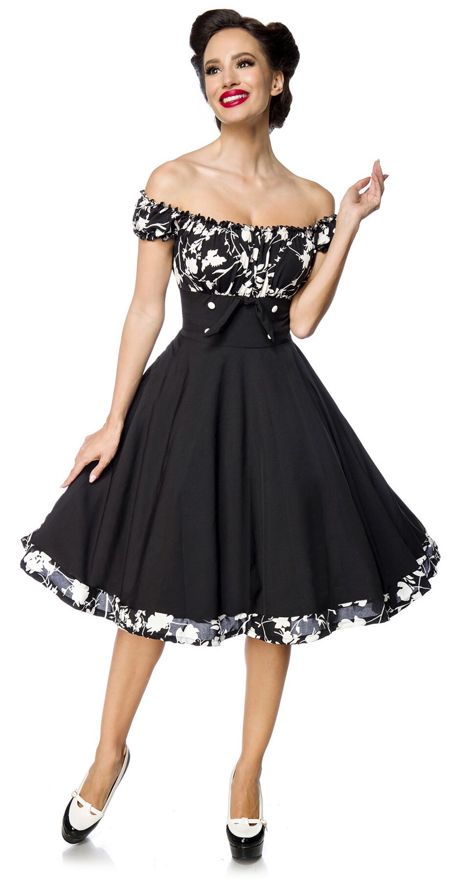 Off-The-Shoulder Swing Dress, Belsira Medium-length dress