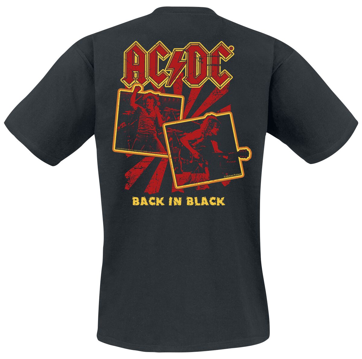 Aws Amazon Tee Shirt Teamshape Back In Black AC/DC T-Shirt EMP