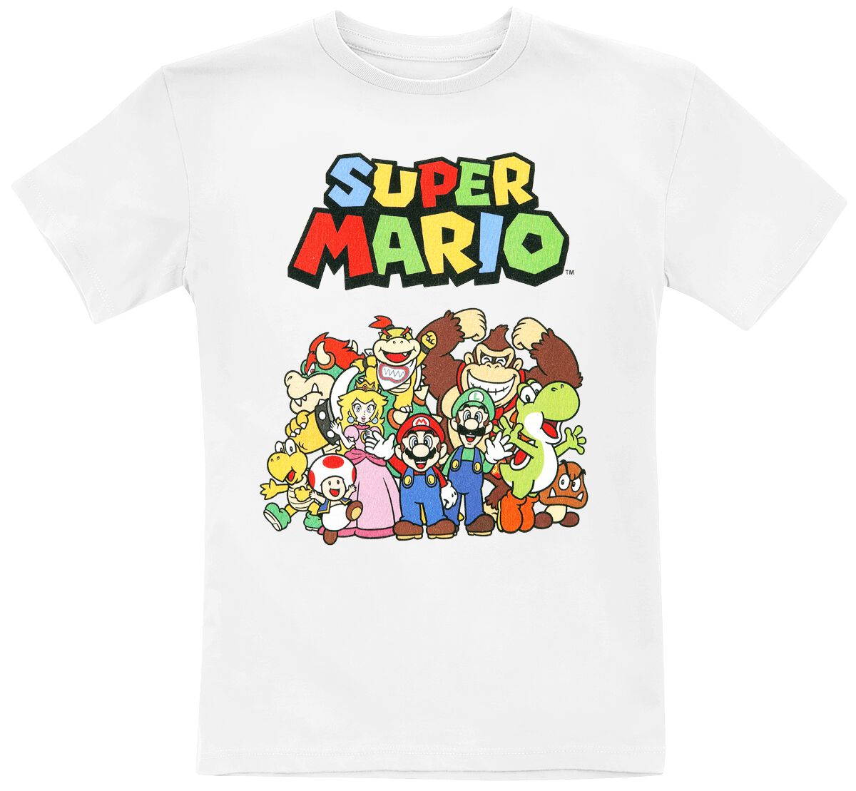 Kids Characters Super Mario T-Shirt EMP
