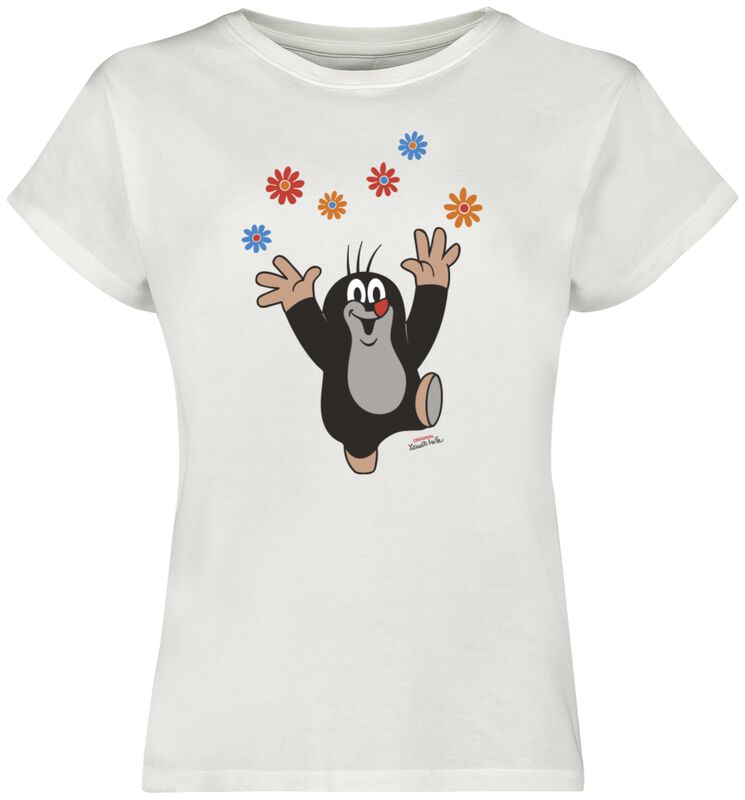 T-shirt Little Mole with Flowers