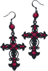 Red Crosses, Gothicana by EMP, Earring
