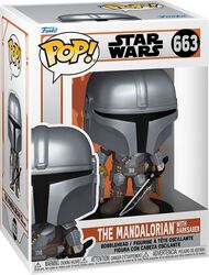 The Mandalorian with Darksaber vinyl figurine no. 663, Star Wars, Funko Pop!