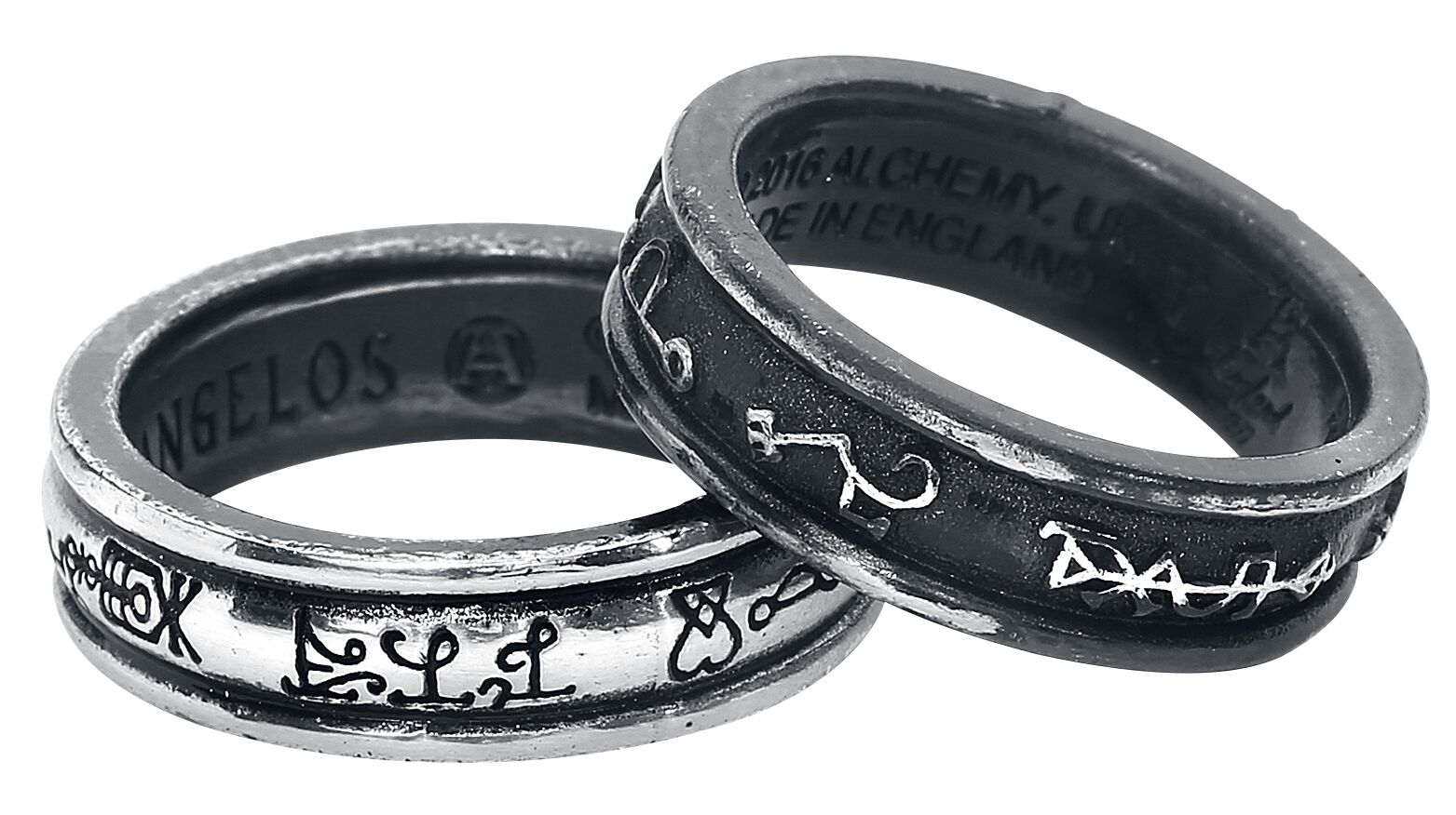 Demons and Angels Alchemy Gothic Ring EMP