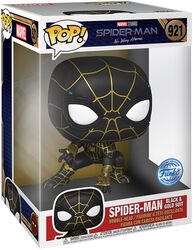 No Way Home - Black and gold suit (Jumbo Pop!) vinyl figurine no. 921, Spider-Man, Funko Pop!