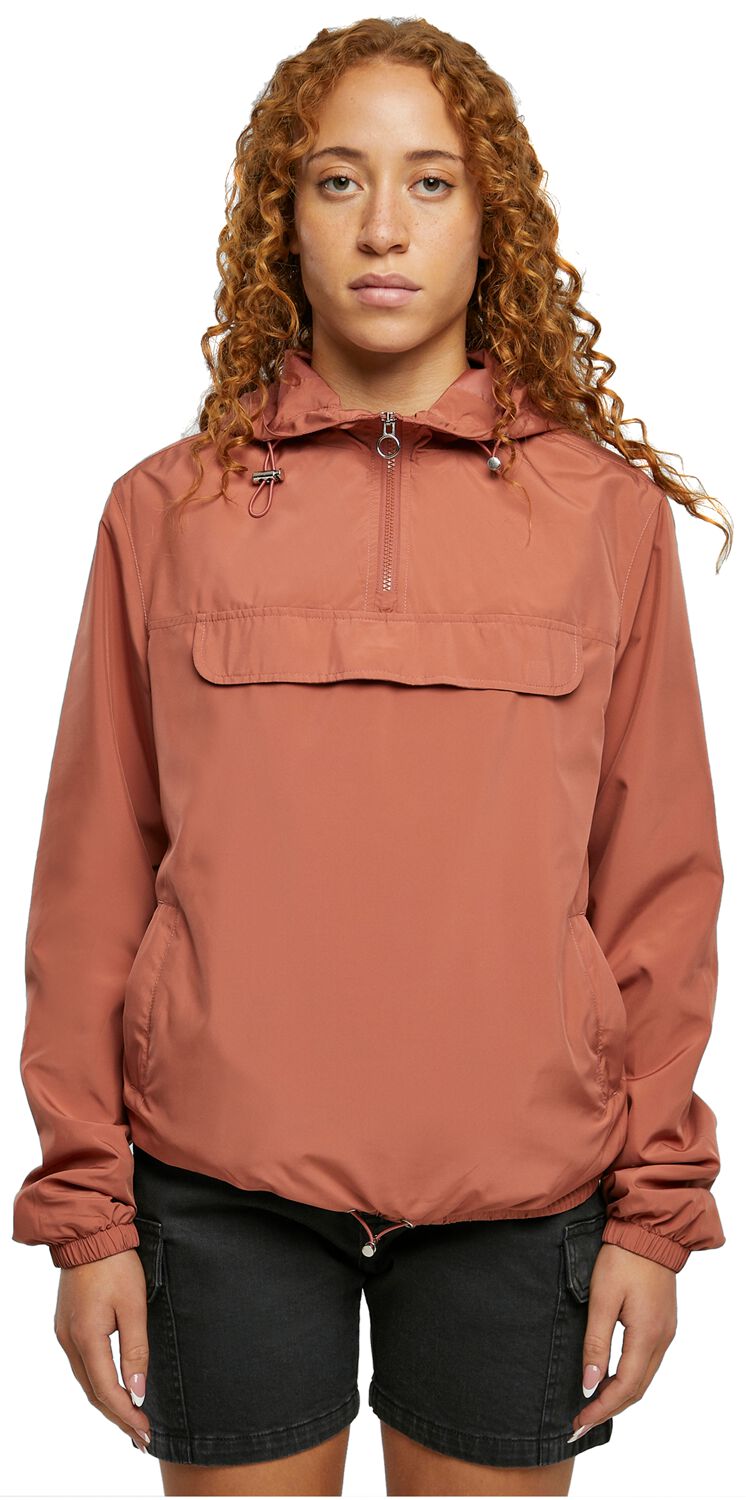 Ladies Basic Pull-Over Jacket, Urban Classics Windbreaker
