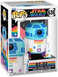 Pride 2023 - R2-D2 vinyl figurine no. 639, Star Wars, Funko Pop!