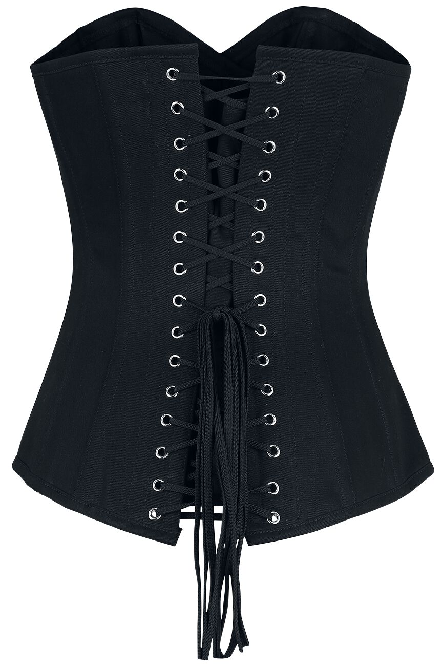 Black Corset, Gothicana by EMP Corsage
