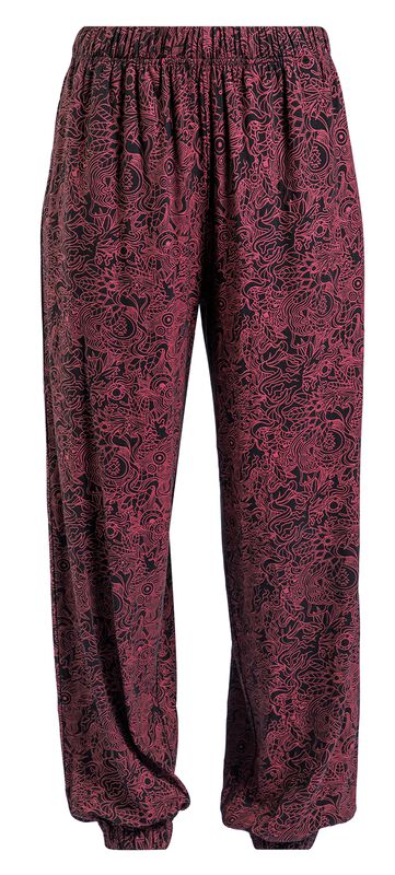 Trousers with allover-print