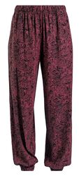 Trousers with allover-print, RED by EMP, Cloth Trousers