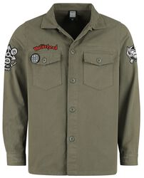 Motörhead Military Shirt - Shacket, Motörhead, Longsleeve