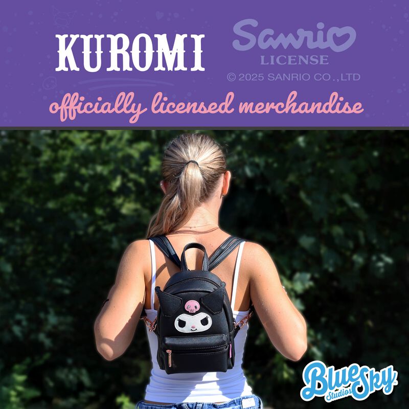 backpacks kuromi hello kitty Sanrio My Melody Backpack Shoulder Bag for Girls, Boys, Toddlers Carry cuteness wherever you go with the Hello Kitty Kuromi Plush Backpack Sanrio My Melody & Kuromi