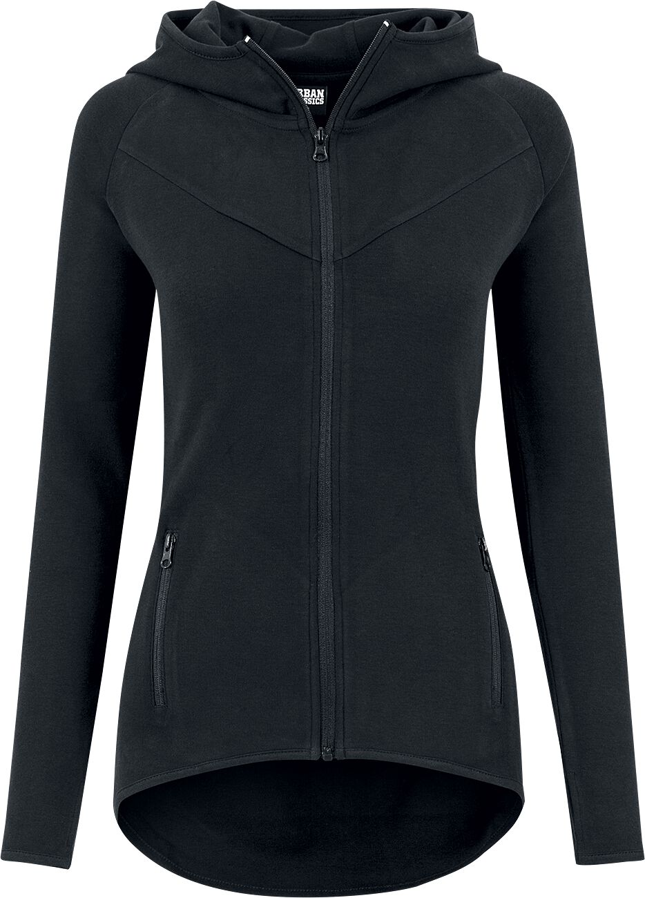 Ladies Athletic Interlock Zip Hoodie Urban Classics Hoodie