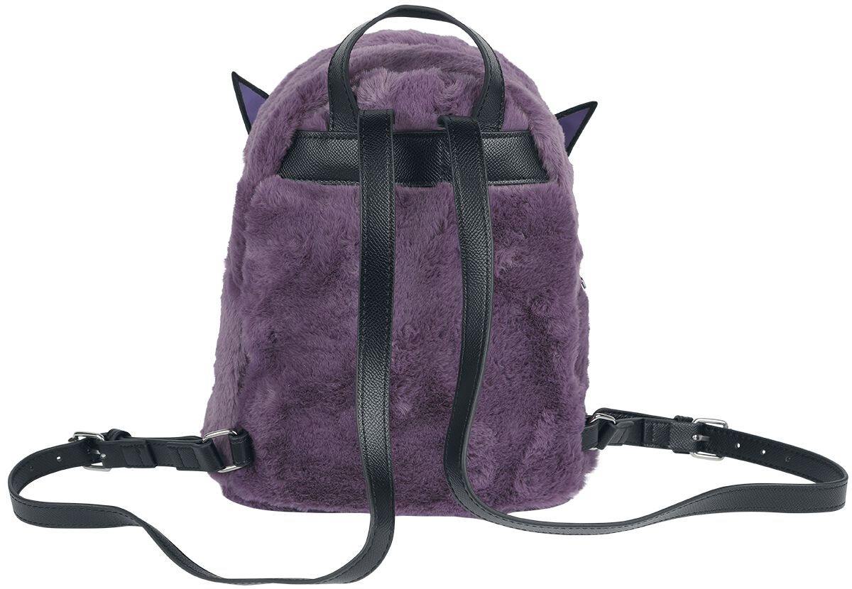 gengar mini backpack  @loungefly just released a new cosplay Gengar mini backpack that GLOWS  IN THE DARK!  I've always been obsessed with things that glow in the  dark, ever since I was a