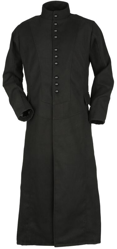 - Coat with half button placket