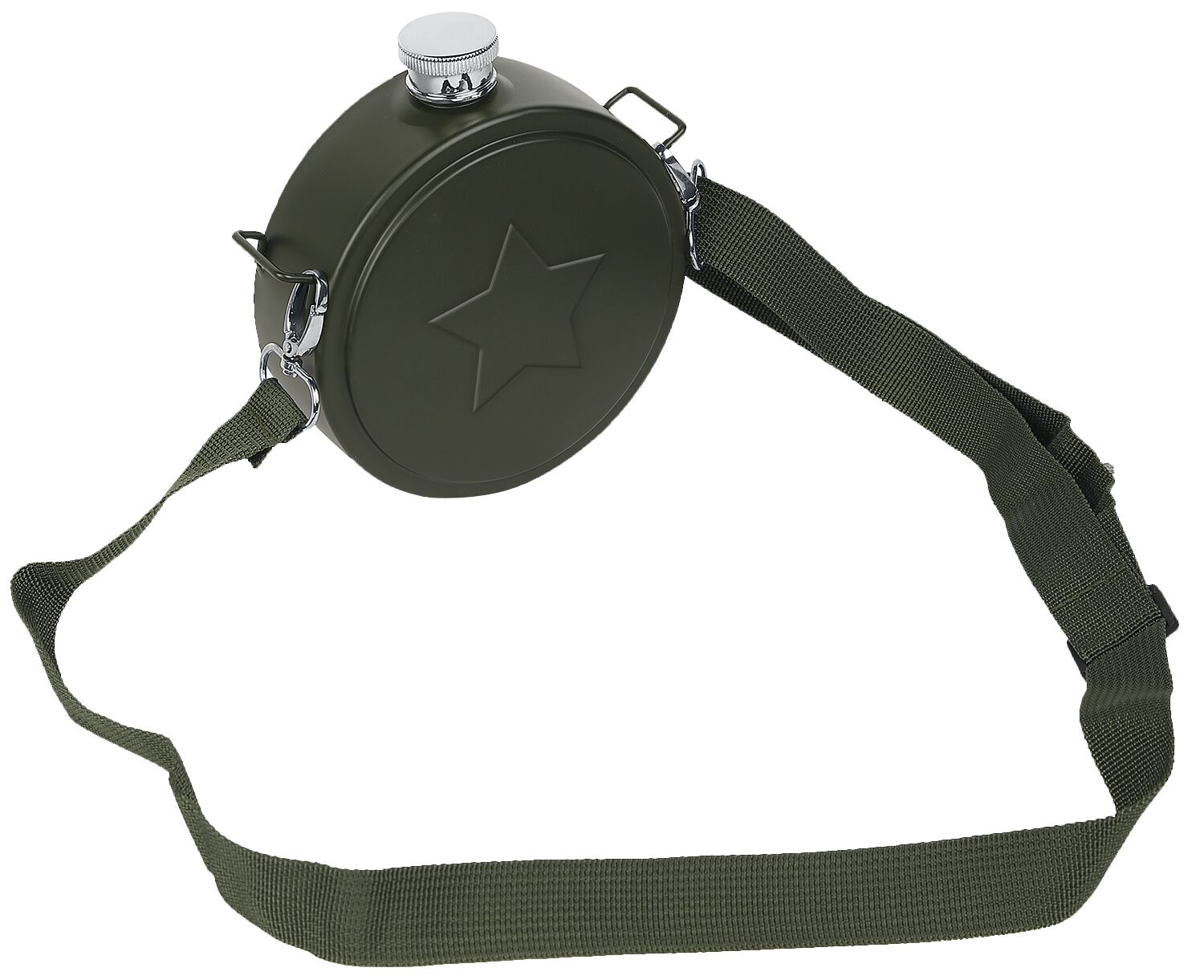 Canteen With Shoulder Strap Hip Flask Hip Flask EMP