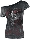 Broken Viking Spray Washed, Black Premium by EMP, T-Shirt