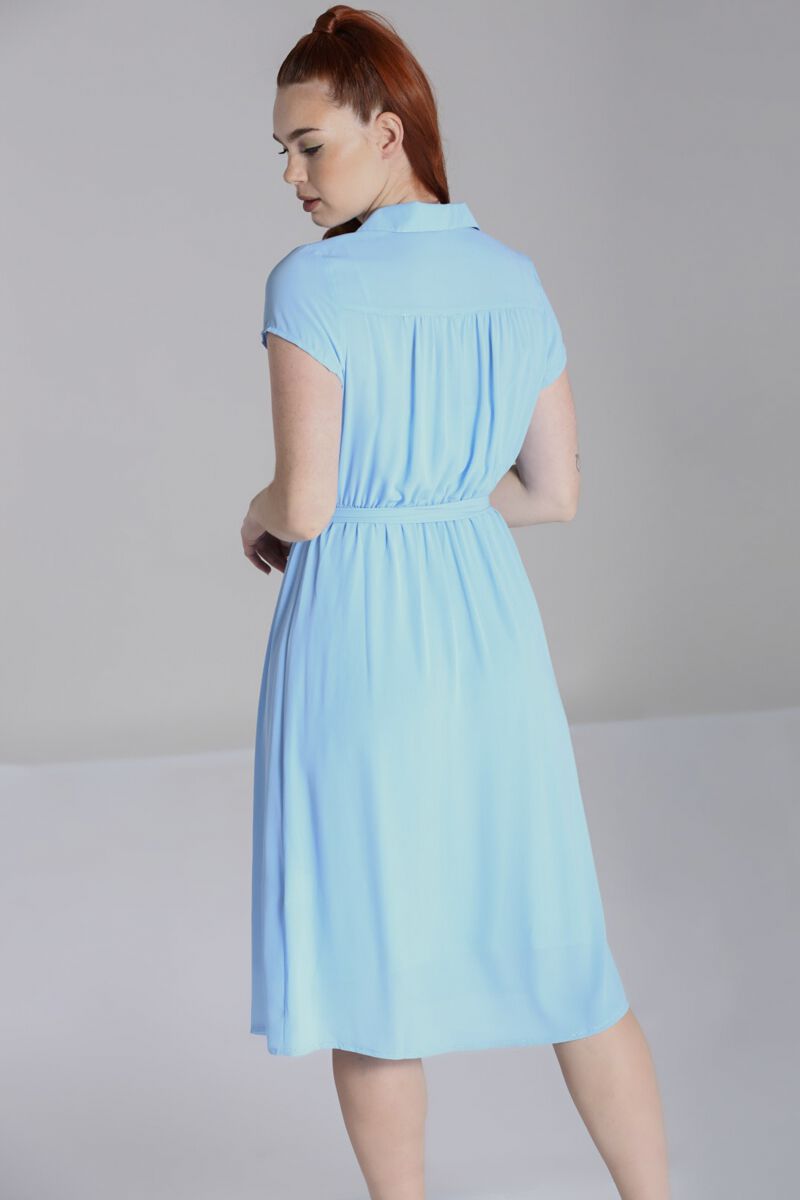 princess polly baby blue dress Core Dunkeld Midnight Blue and Oak 5 Drawer Chest of Drawers main image 1