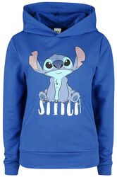 Stitch - Sit, Lilo & Stitch, Hooded sweater