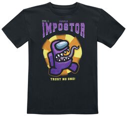 Kids - Purple Imposter, Among Us, T-Shirt
