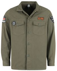 ACDC Military Shirt - Shacket, AC/DC, Longsleeve