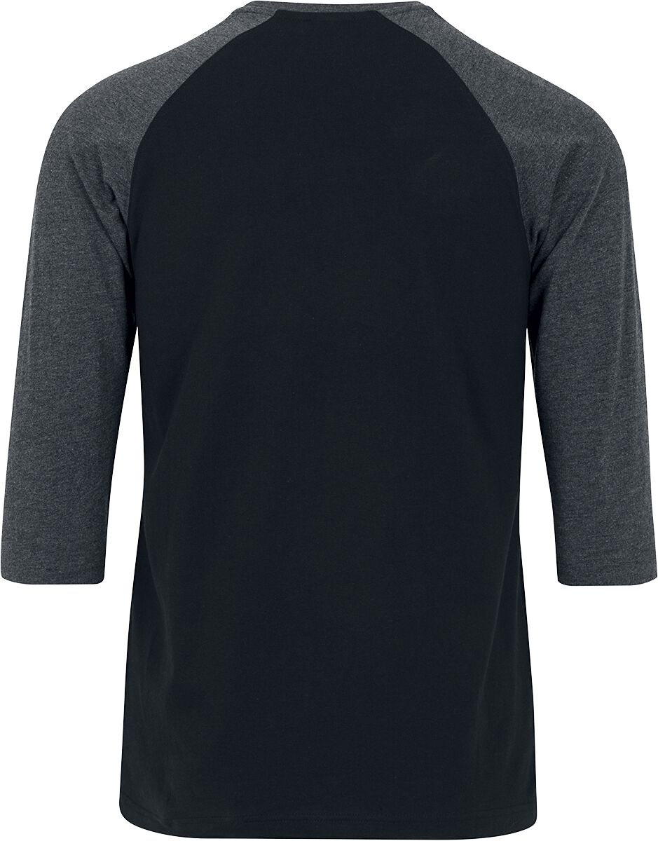 Contrast 3/4 Sleeve Raglan Tee | Urban Classics Long-sleeve Shirt | EMP