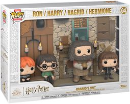 Hagrid’s hut with Ron, Harry, Hagrid, Hermione (Pop! Moment Deluxe) vinyl figurine no. 04, Harry Potter, Funko Movie Moments