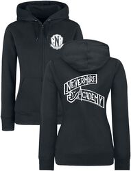 Nevermore - Logo, Wednesday, Hooded zip