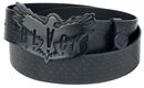 Scratched Leather Belt, Black Premium by EMP, Belt