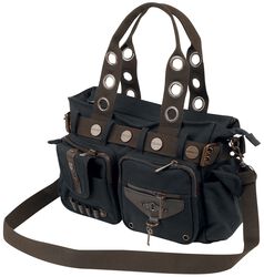 Black Brown Key Bag, Banned, Shoulder Bag