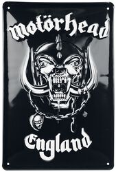 England, Motörhead, Sheet Metal Signs
