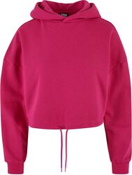 Ladies Cropped Oversized Hoodie, Urban Classics, Hooded sweater