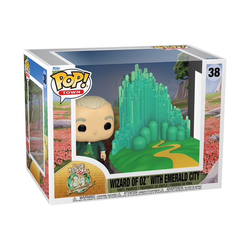 The Wizard Of Oz Wizard of Oz with Emerald City (Pop! Town) Vinyl Figurine 38