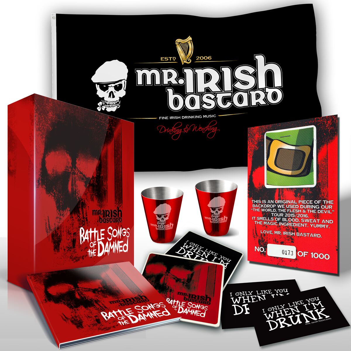 Battle songs of the dammed | Mr. Irish Bastard CD | EMP