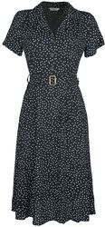 Black Spot Dress, Banned Retro, Medium-length dress