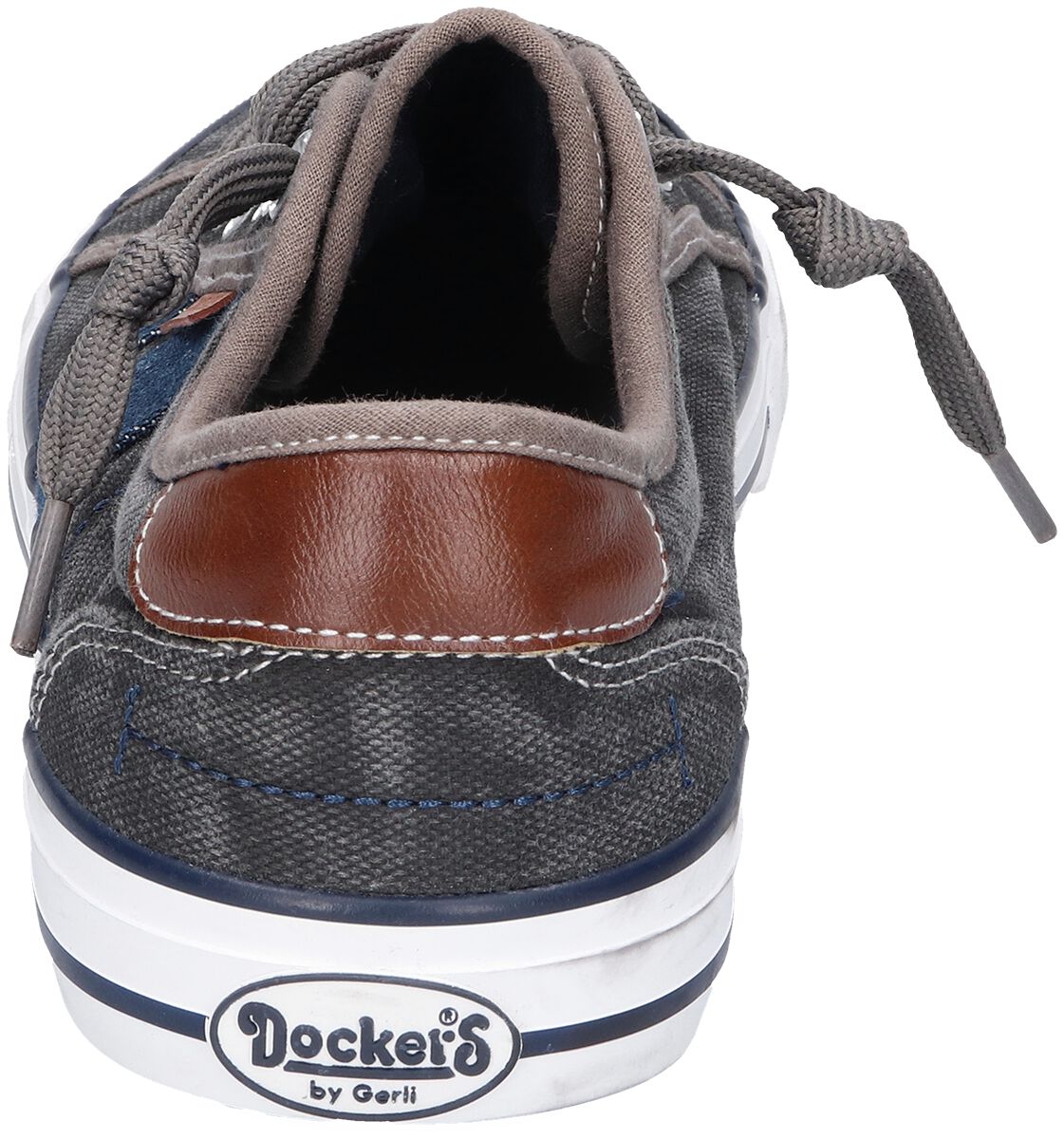 Dockers by Gerli Low Sneaker Sneakers voor kinderen zwart-wit Textiel Basics