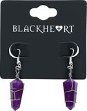 Purple Stone, Blackheart, Earrings