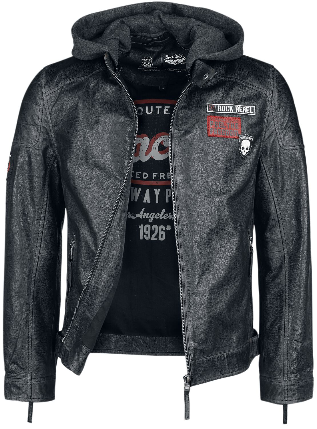 Rock Rebel X Route 66 Leather Jacket Rock Rebel by EMP Leather