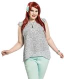 Character Damask, The Little Mermaid, T-Shirt