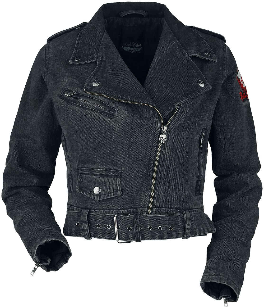 Denim biker jacket Rock Rebel by EMP Jeans Jacket EMP