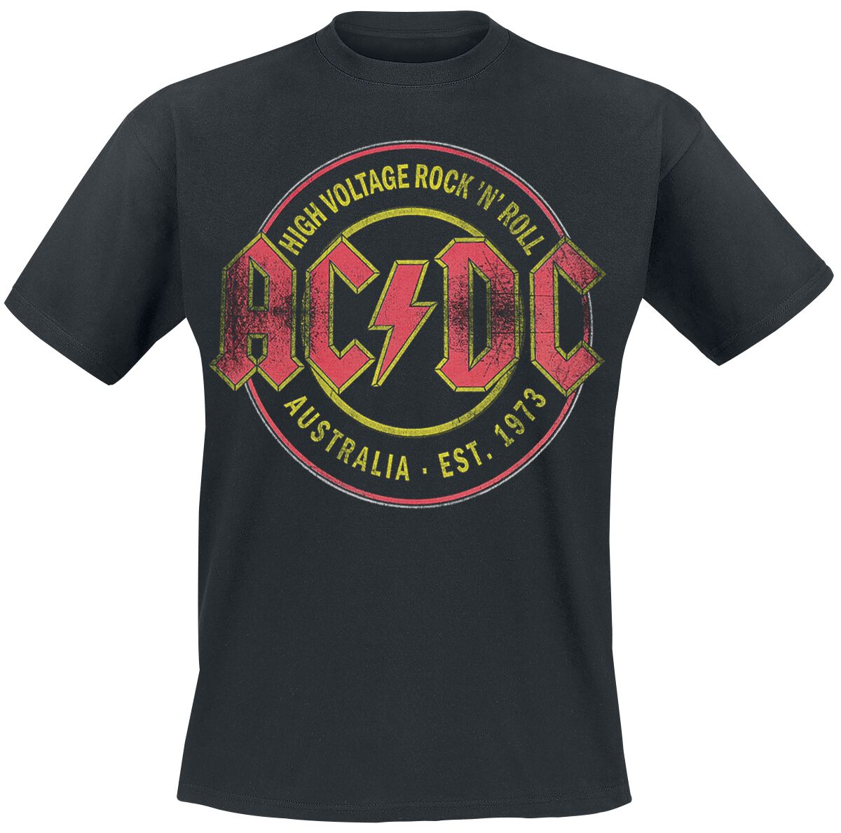 High Voltage Emp Acdc T Shirt High Voltage Rock 'N' Roll Australia