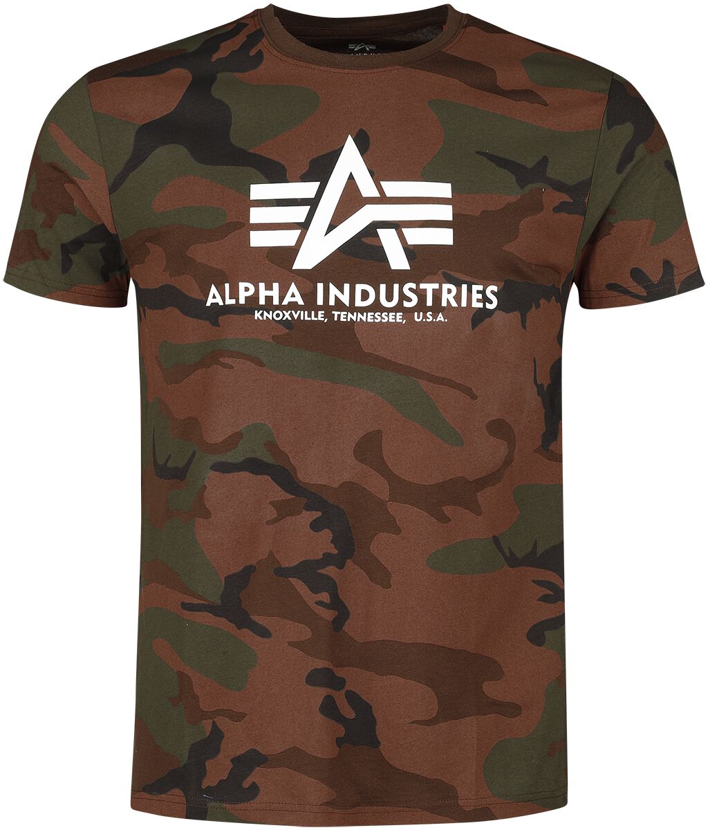 BASIC CAMO T-SHIRT | Alpha Industries T-Shirt | EMP