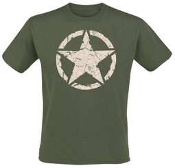 Army Star Olive, Gasoline Bandit, T-Shirt