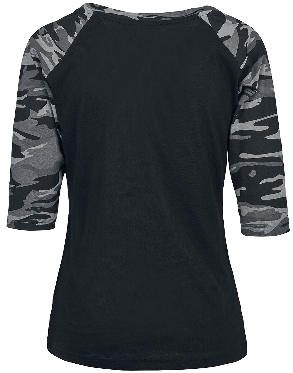 Ladies 3/4 Contrast Raglan Tee Urban Classics Long-sleeve Shirt