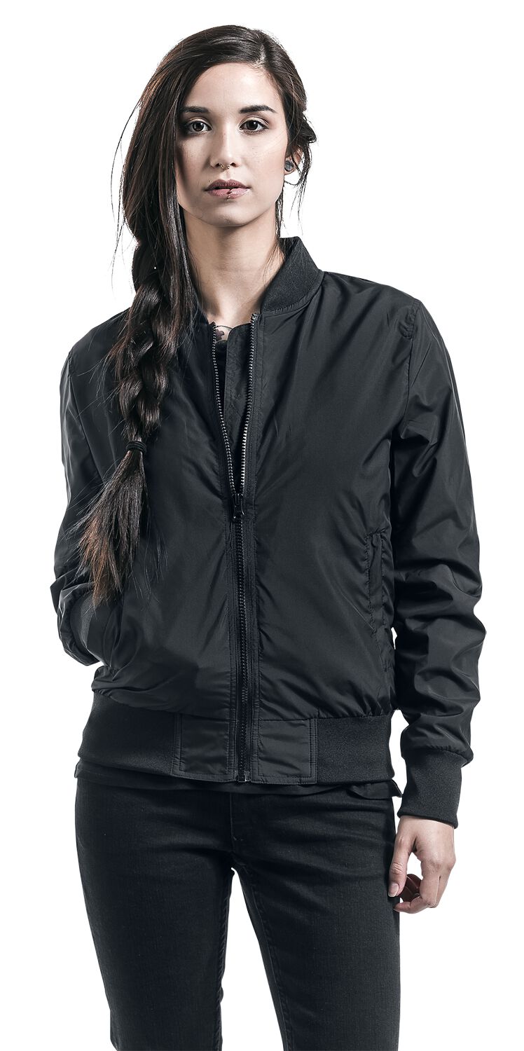 Ladies Light Bomber Jacket Urban Classics Betweenseasons Jacket EMP