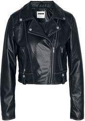 NMLuke Paulina Biker Jacket, Noisy May, Imitation Leather Jacket