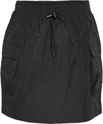NMMolly Cargo HW String Skirt WVN, Noisy May, Short skirt