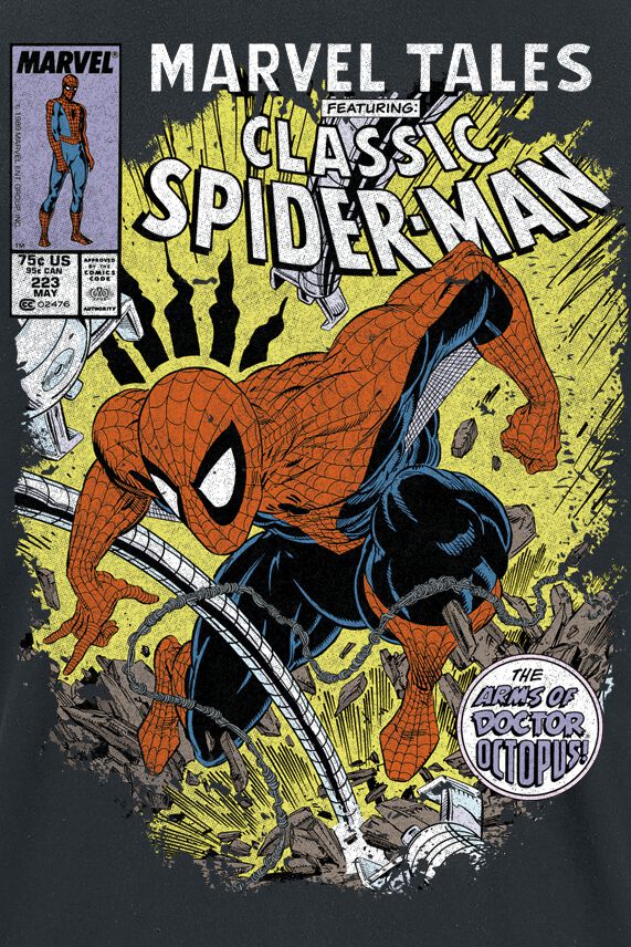 Comic Battle Spider-Man T-Shirt EMP