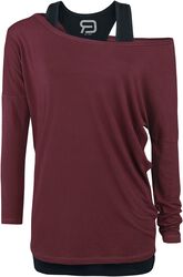 Busting Loose, RED by EMP, Long-sleeve Shirt